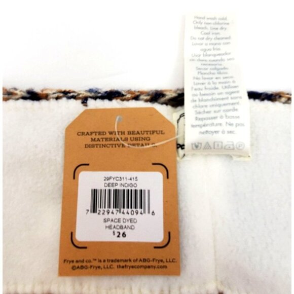 Frye and Co. Space Dyed Headband Color Indigo - Picture 7 of 8